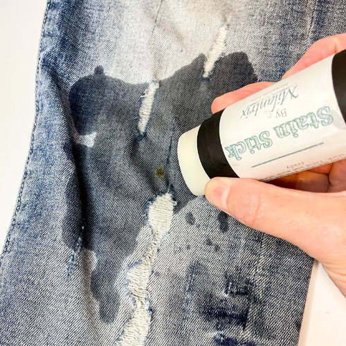 Handcrafted Stain Stick is tough stains with ZERO harsh, toxic chemicals!