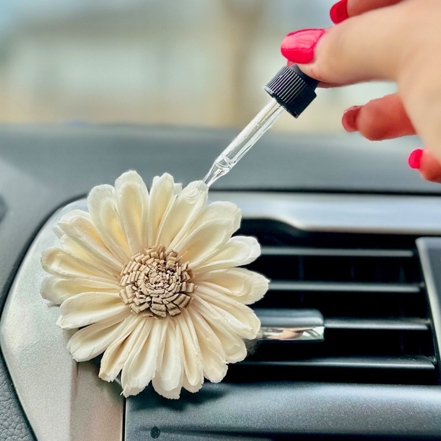 Car Freshener Air Vent Clip Sola Flower